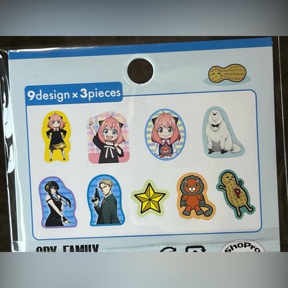 Spy x Family Flake Stickers Seals Pack Japan Exclusive Officially Licensed Anime - Picture 5 of 6